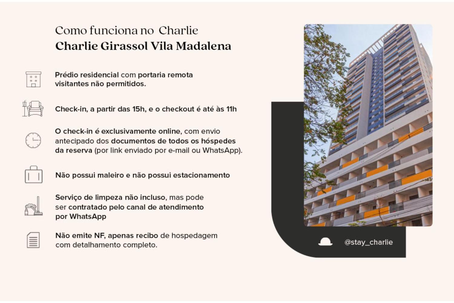 Charlie Girassol Vila Madalena Lägenhet São Paulo Exteriör bild